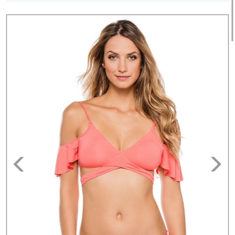 Becca swim top green M